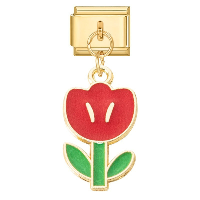 Filigraner Kirschblüten-Anhänger Für Bettelarmband