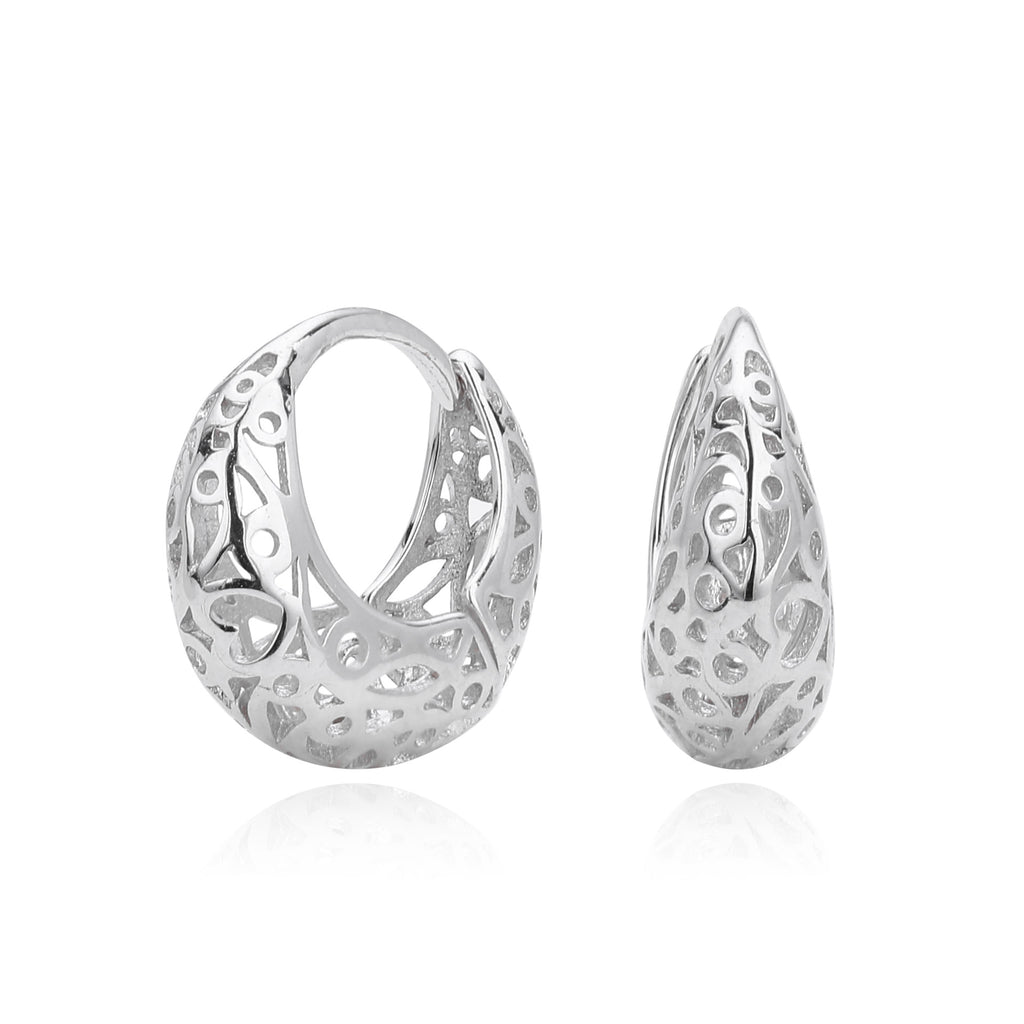 Damen Creolen mit filigranem Design Shop Nory