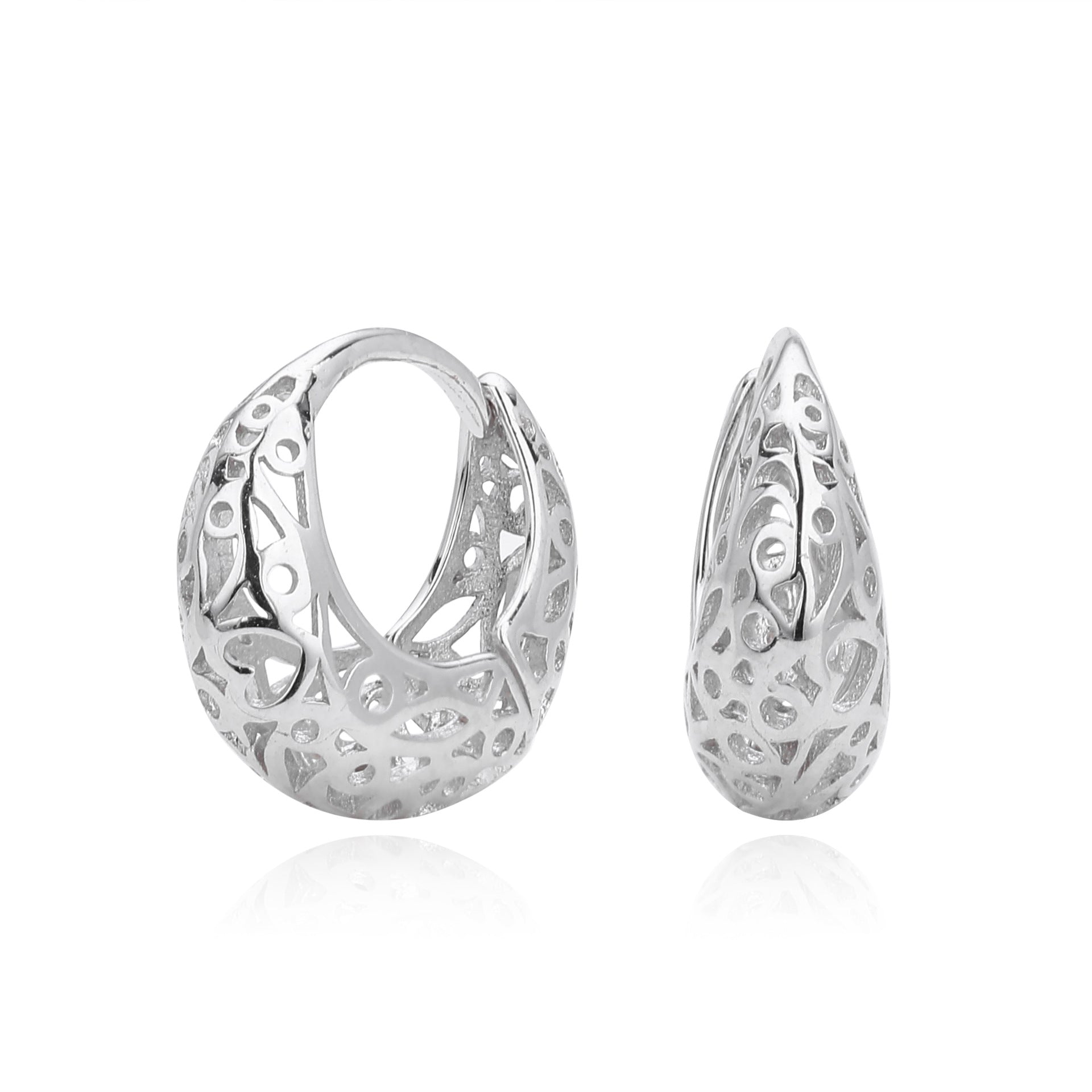 Damen Creolen mit filigranem Design Shop Nory