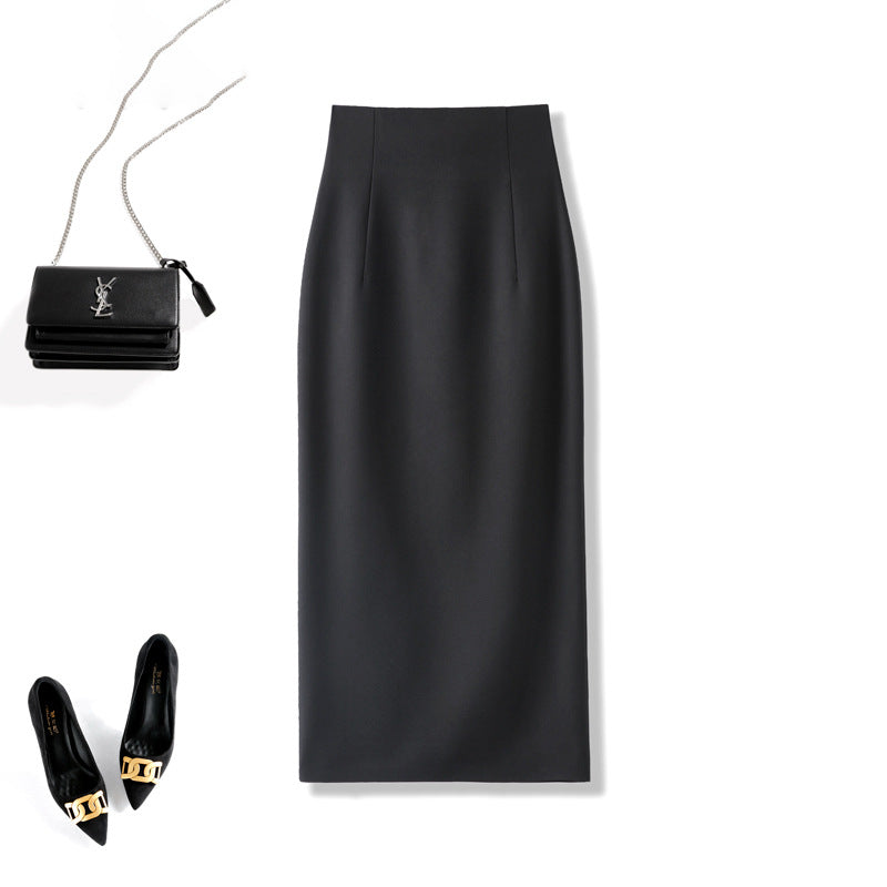 Damen Eleganter Midirock mit Raffungen Shop Nory