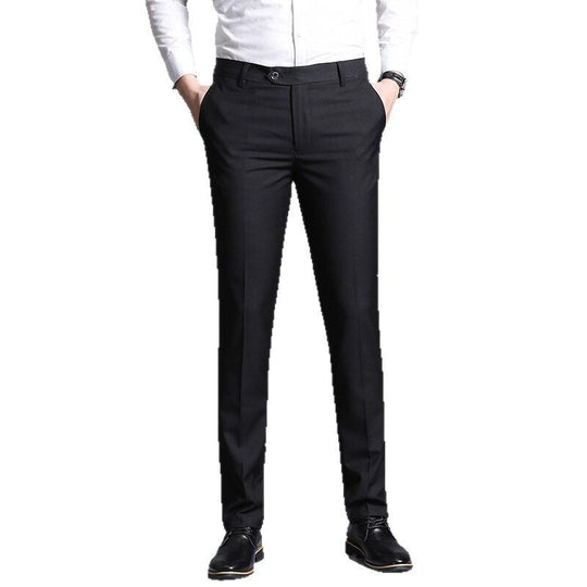Herren elegante Slim-Fit Anzughose