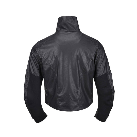 Herren Lederoptik‑Blouson mit hohem Stehkragen und Reißverschluss‑Brusttaschen Shop Nory