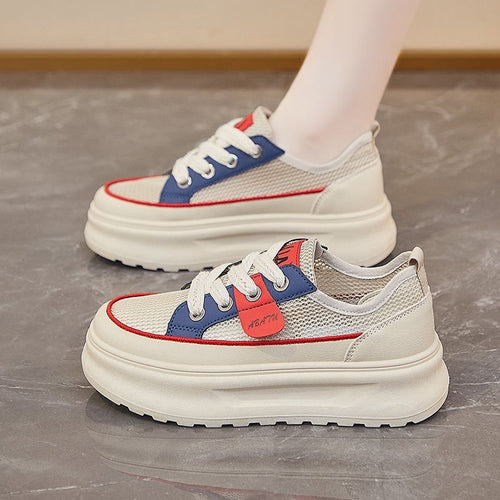 Damen Leichte Wedge‑Sneaker mit Netzgewebe, ergonomischer Memory‑Innensohle und profilierter Laufsohle Shop Nory