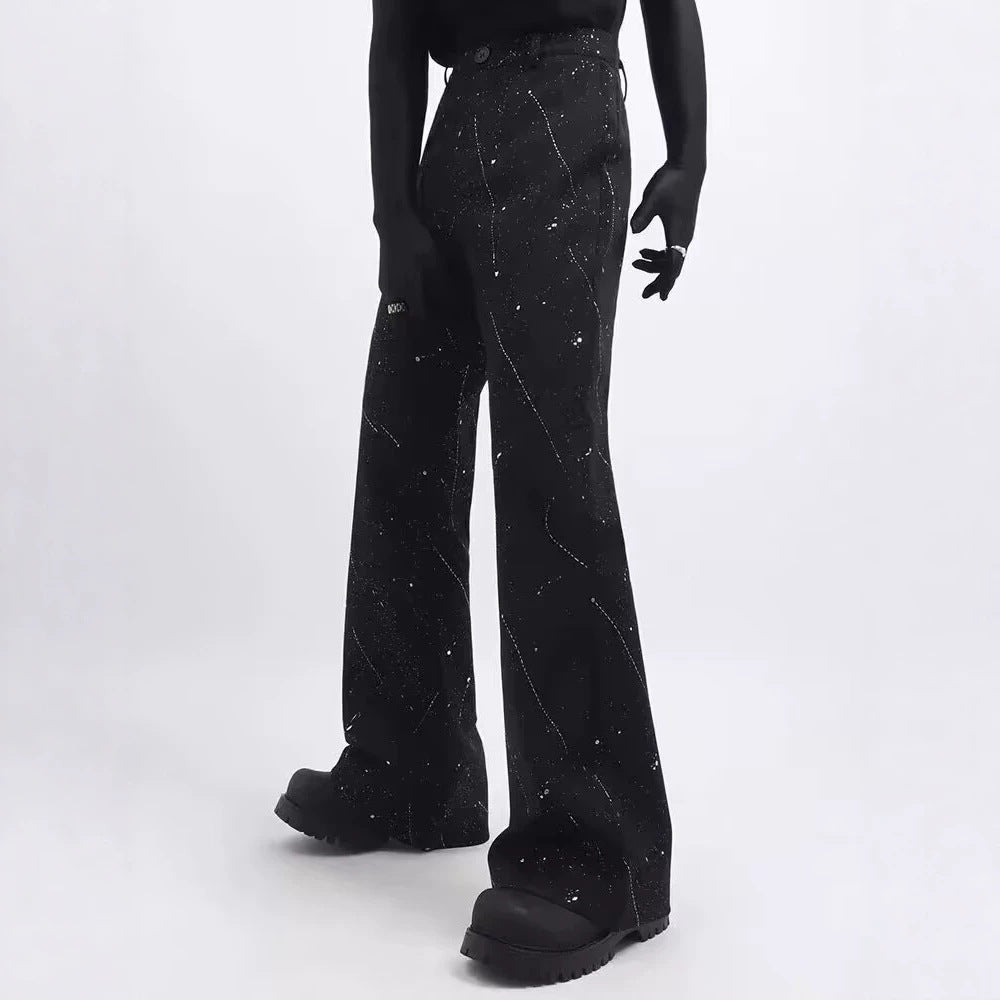 Herren Weitgeschnittene Jeans mit abstraktem Muster Shop Nory