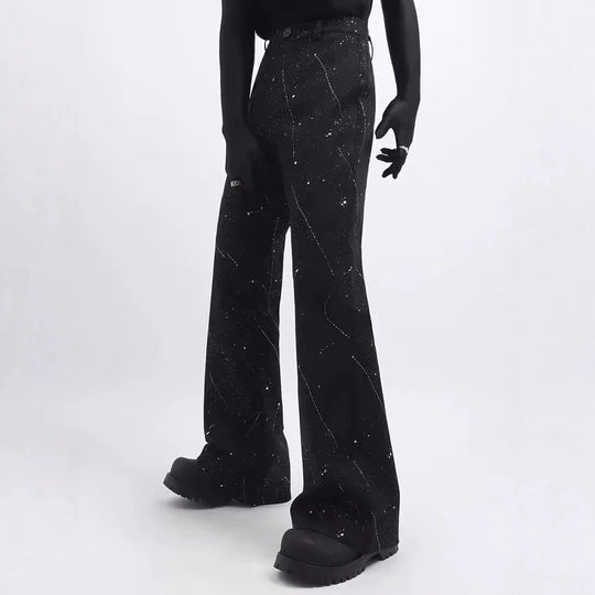 Herren Weitgeschnittene Jeans mit abstraktem Muster Shop Nory