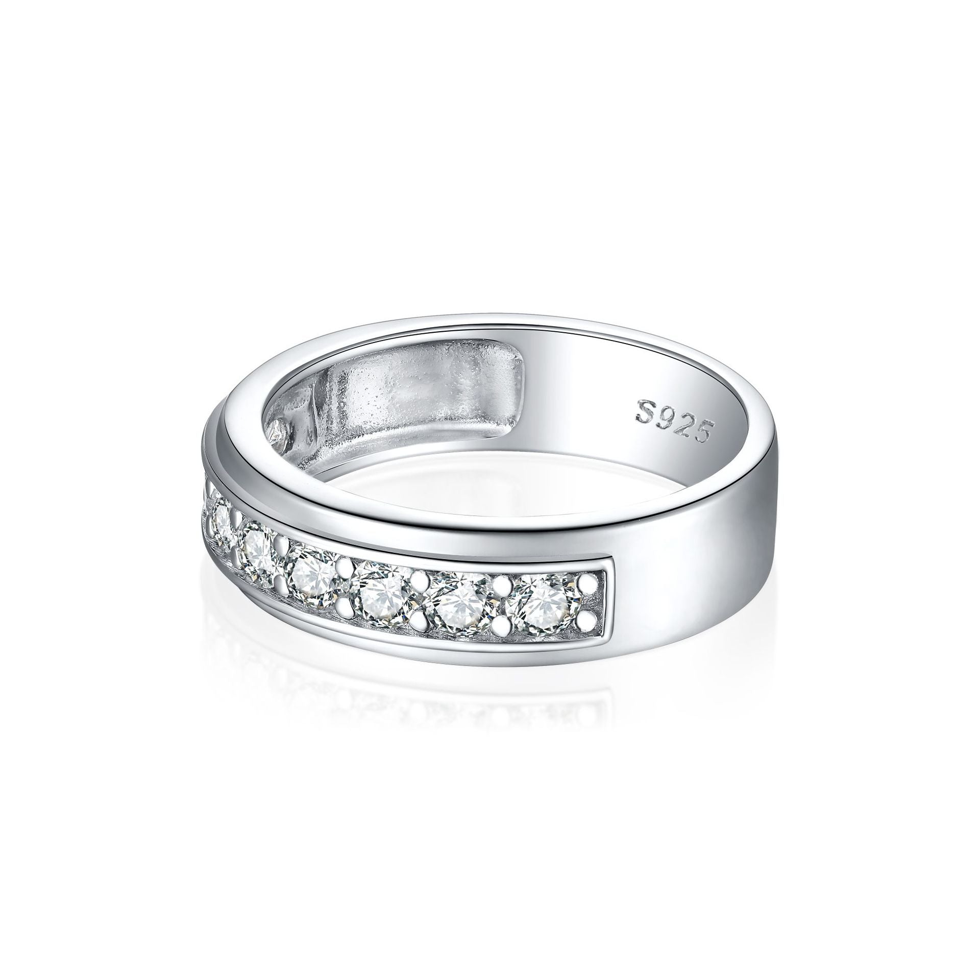 Damen Ring mit funkelndem Zirkonia-Besatz und elegantem Design Shop Nory