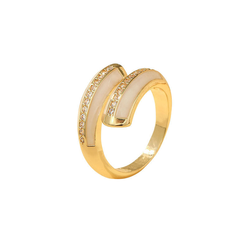 Damen modischer Verlobungsring Shop Nory