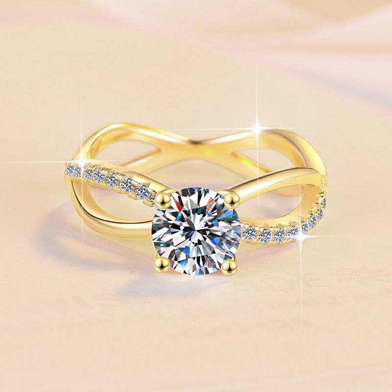 Damen zierlicher Zirkonia-Ring mit elegantem Design Shop Nory