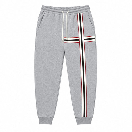 Herren Jogginghose mit kontrastierenden Seiten- und Querstreifen Shop Nory