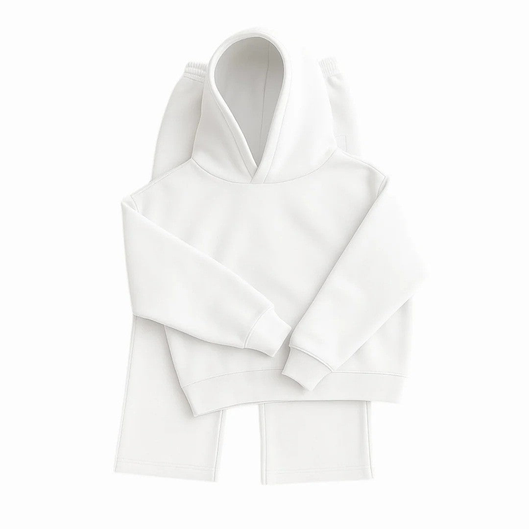 Damen Sportliches Hoodie-Set