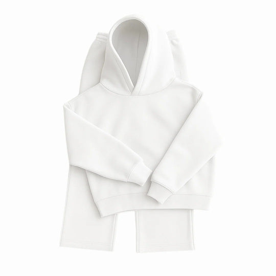 Damen Sportliches Hoodie-Set