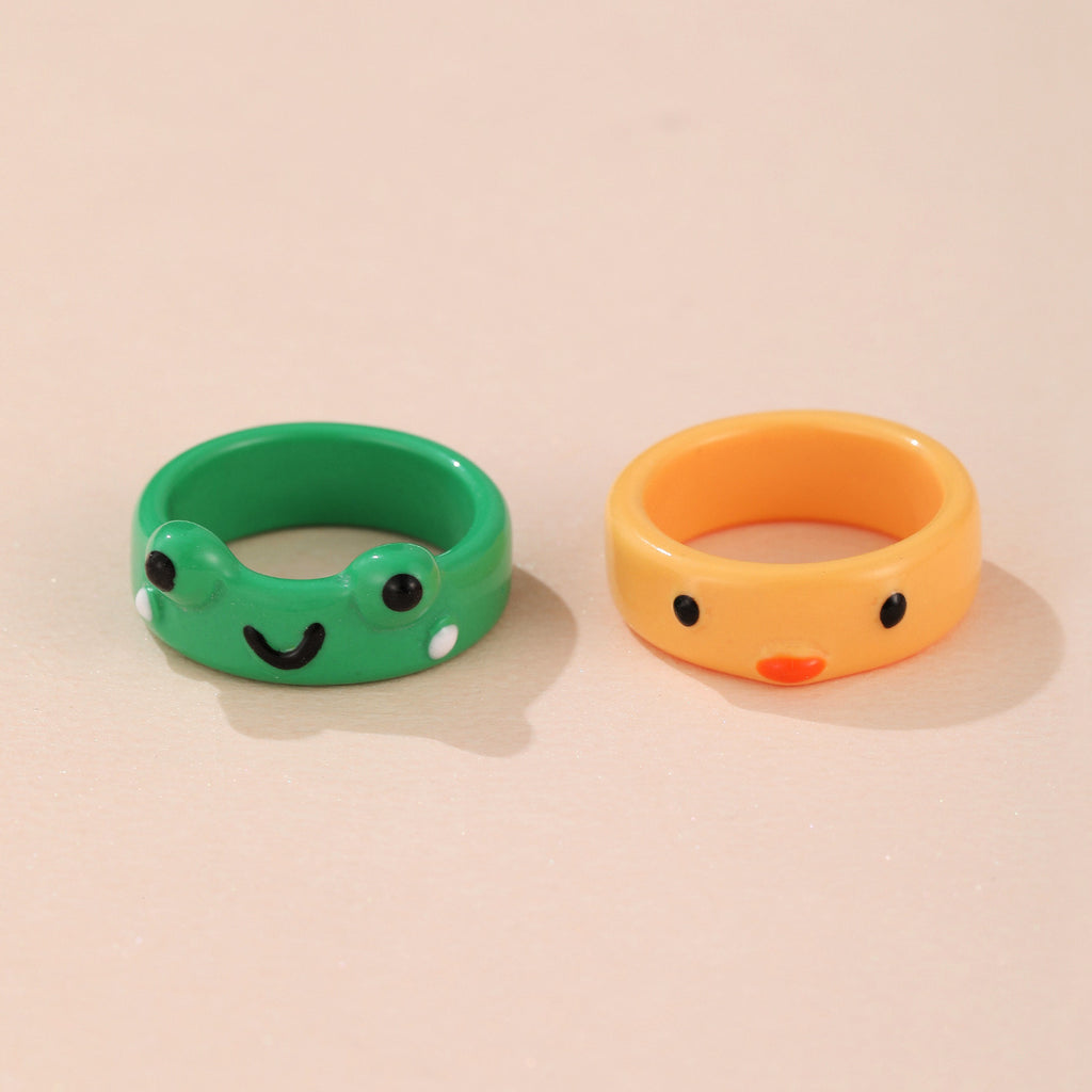 Damen verspielter Ring mit Entenmotiv Shop Nory