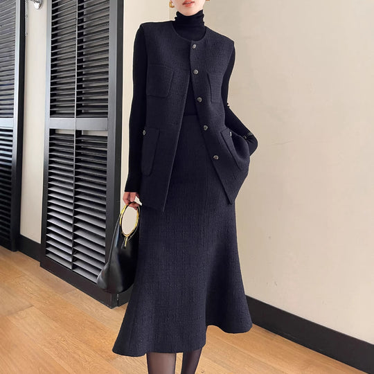 Damen Modische Weste mit Taschen Shop Nory