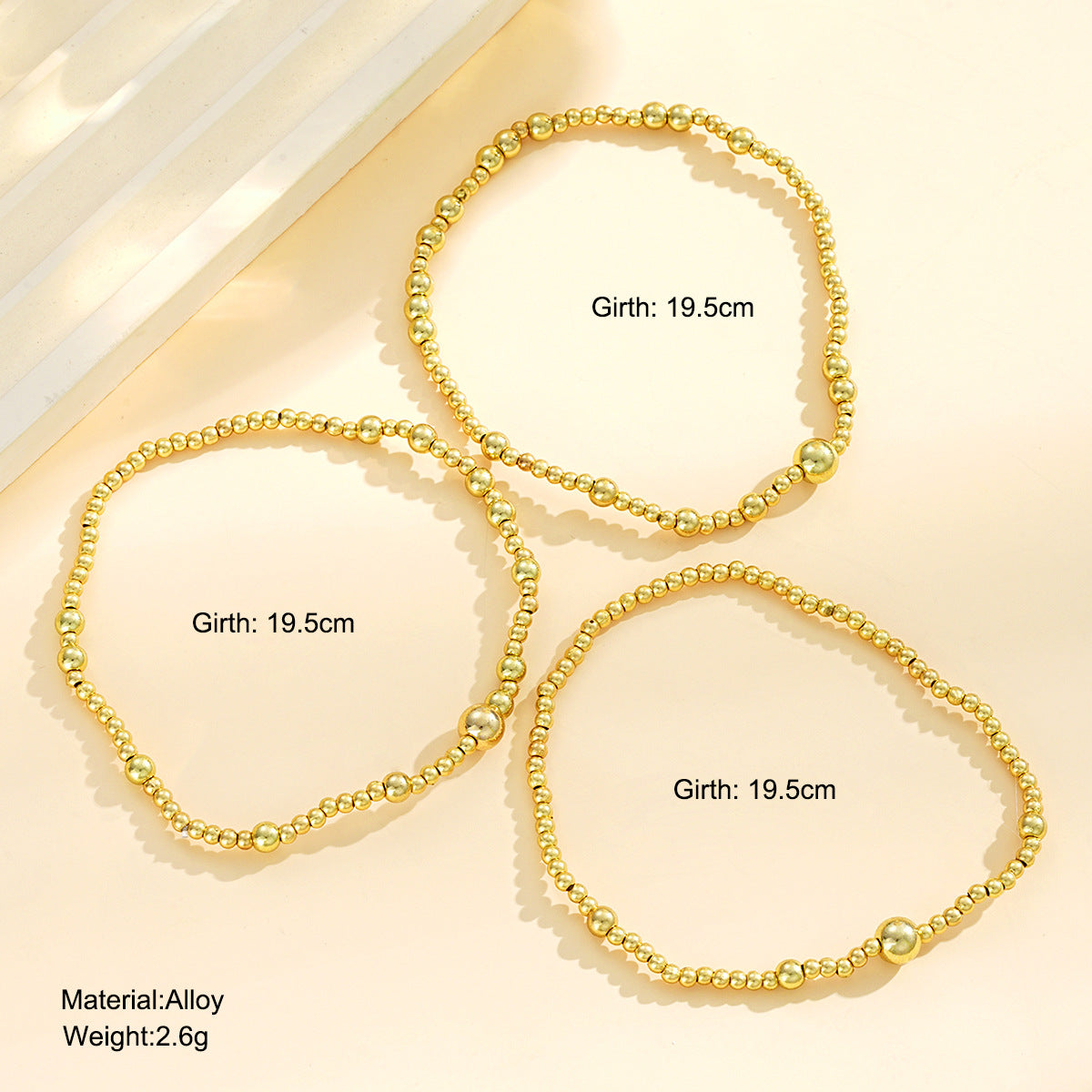 Damen Armreif-Set mit eleganten Kugeldetails Shop Nory