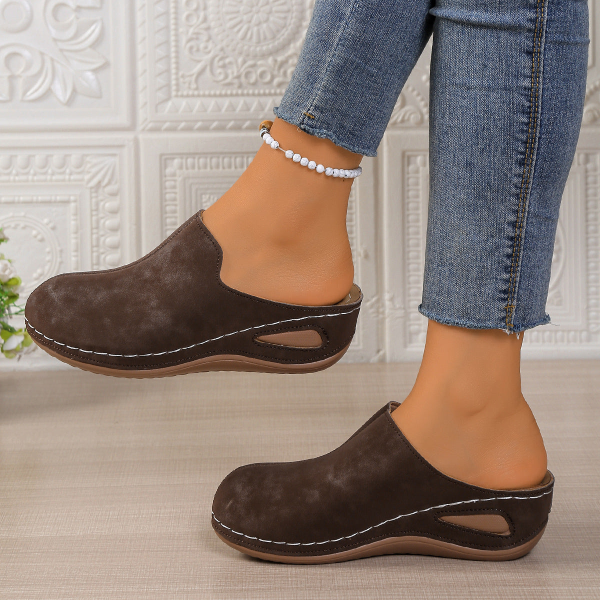 Damen Bequeme Clogs mit ergonomischem Design und atmungsaktiver Sohle