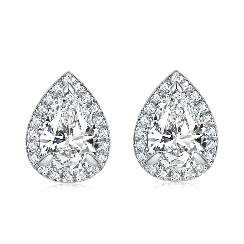 Damen Ohrstecker mit funkelnden Zirkonia und elegantem Design Shop Nory