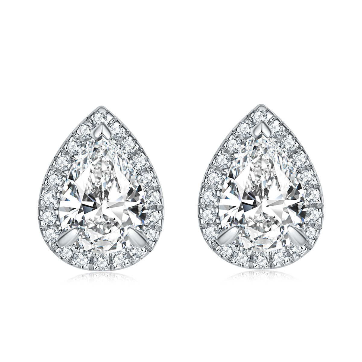 Damen Ohrstecker mit funkelnden Zirkonia und elegantem Design Shop Nory