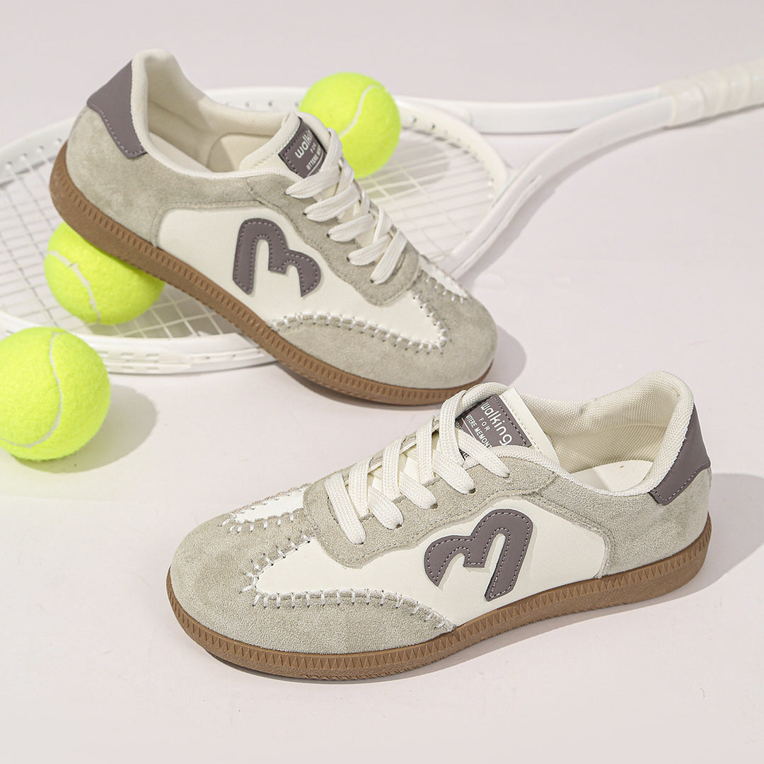 Damen Retro-Sneaker mit Gumsohle und gepolsterter Innensohle Shop Nory