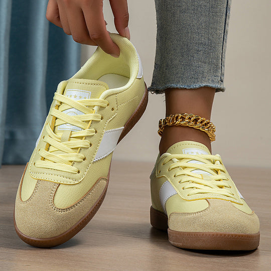 Damen Modische Sneakers mit atmungsaktivem Obermaterial und rutschfester Sohle