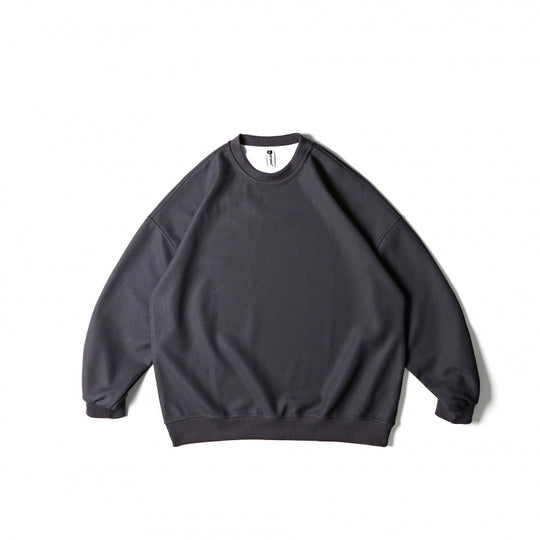 Unisex Weitgeschnittenes Sweatshirt mit Waffelstruktur, Rundhals und gerippten Bündchen Shop Nory