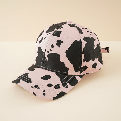 Damen Baseballcap mit verstellbarem Riemen und Kuhmuster Shop Nory