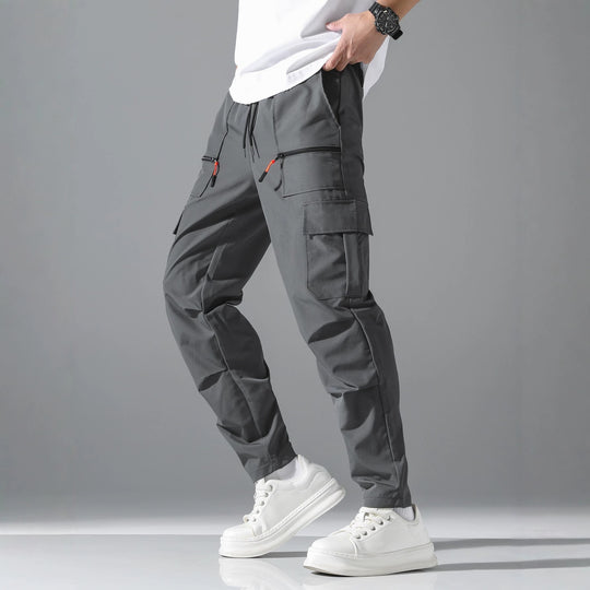Herren Bequeme Cargo-Hose mit elastischem Bund Shop Nory