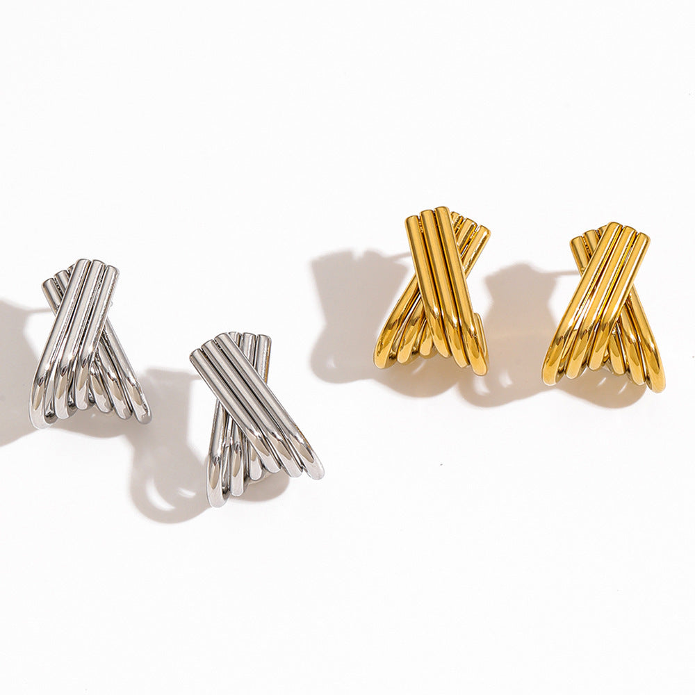 Damen modische Ohrstecker mit elegantem Tropfen-Design Shop Nory