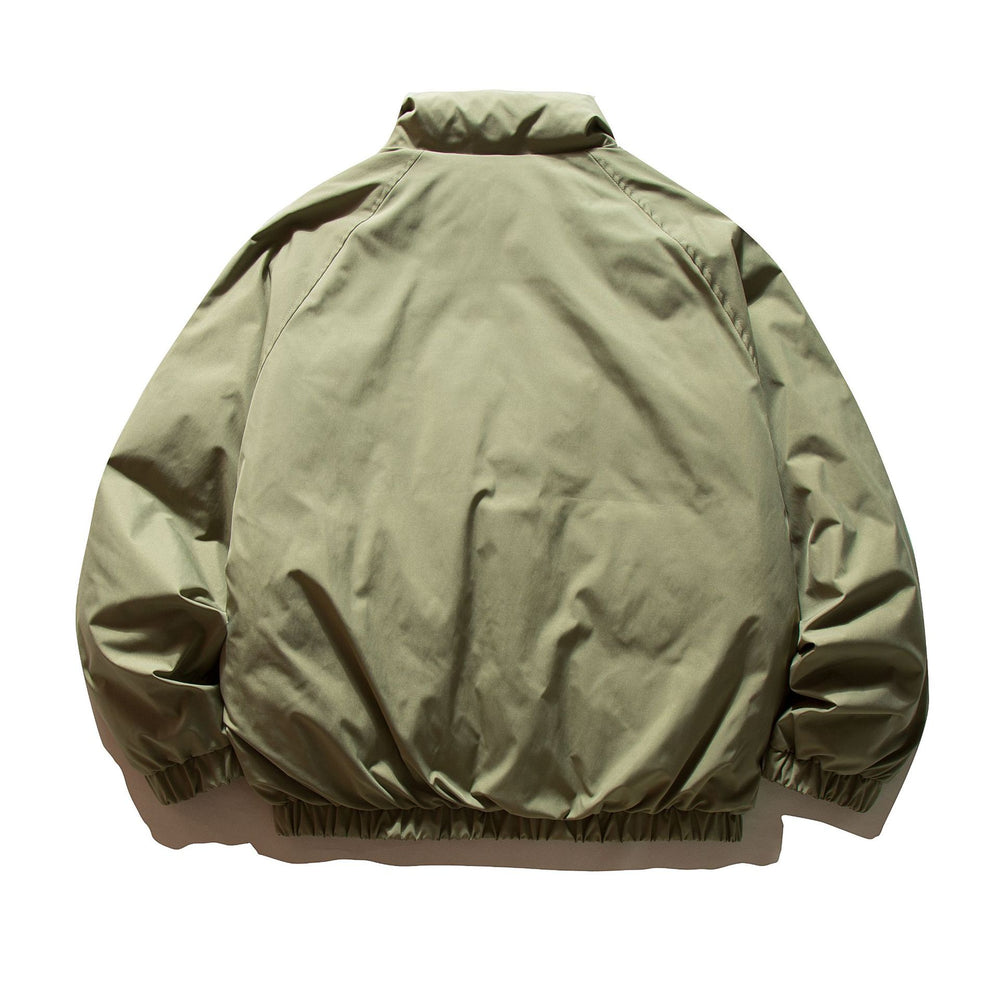 Herren Wattierter Boxy-Bomber mit hohem Stehkragen und elastischem Saum Shop Nory