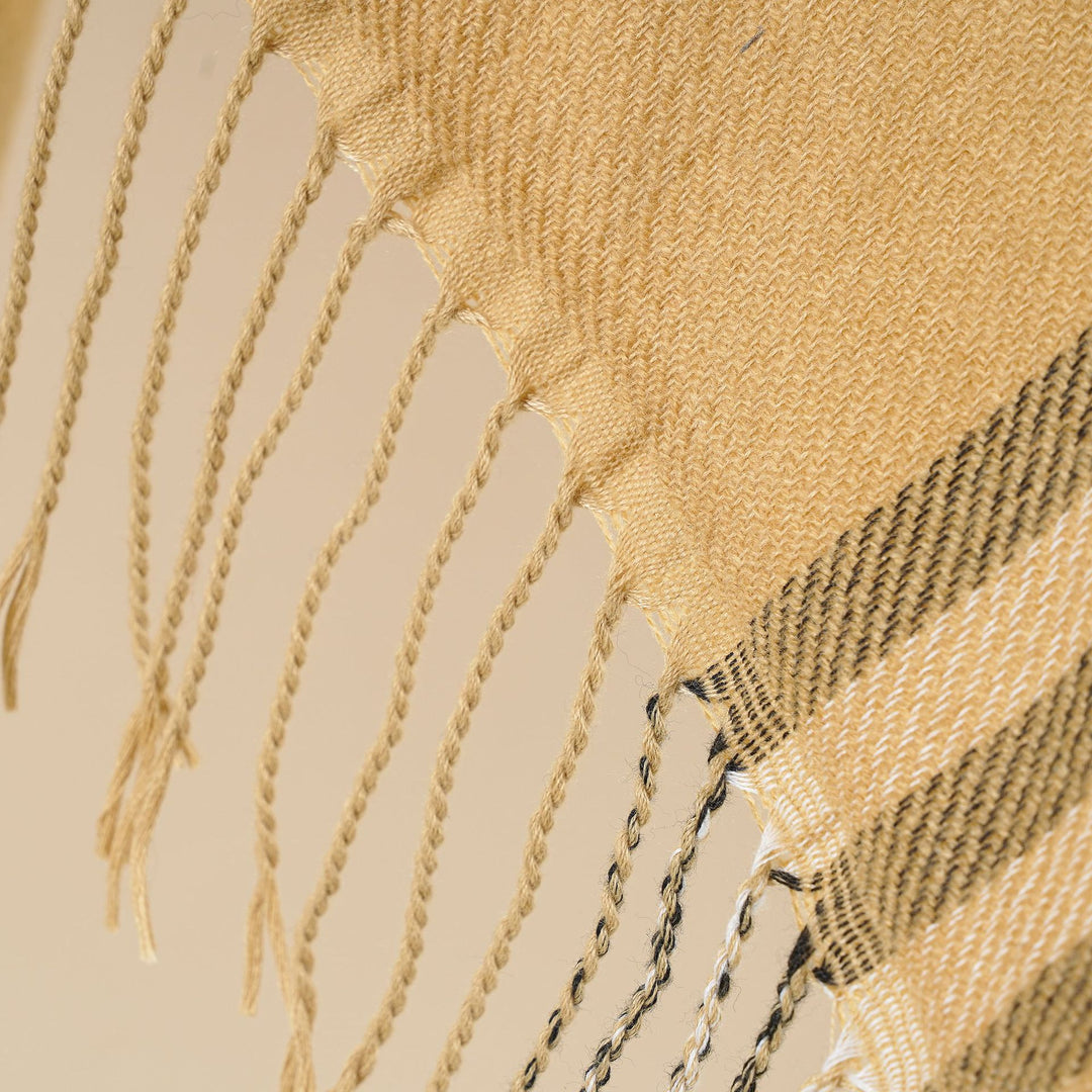 Damen Oversize-Umhang mit Karomuster, Fransen und Wolloptik Shop Nory