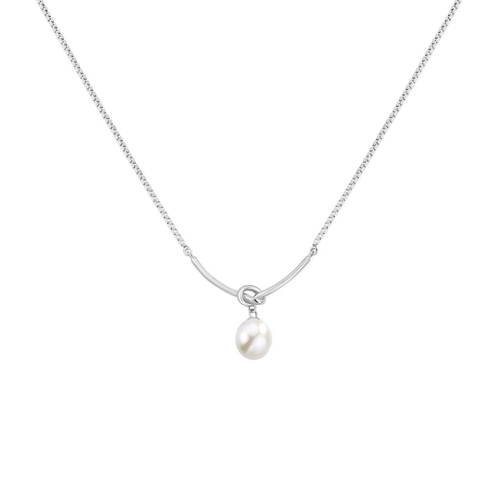 Damen Halskette mit elegantem Perlenanhänger Shop Nory