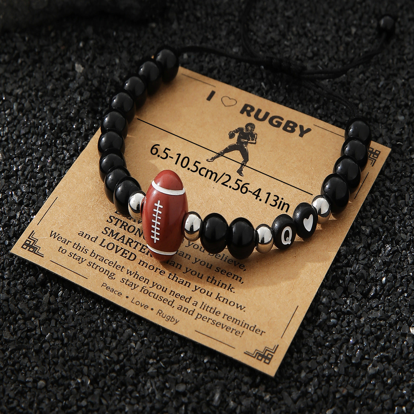 Unisex-Armband mit Rugby-Motiv Shop Nory