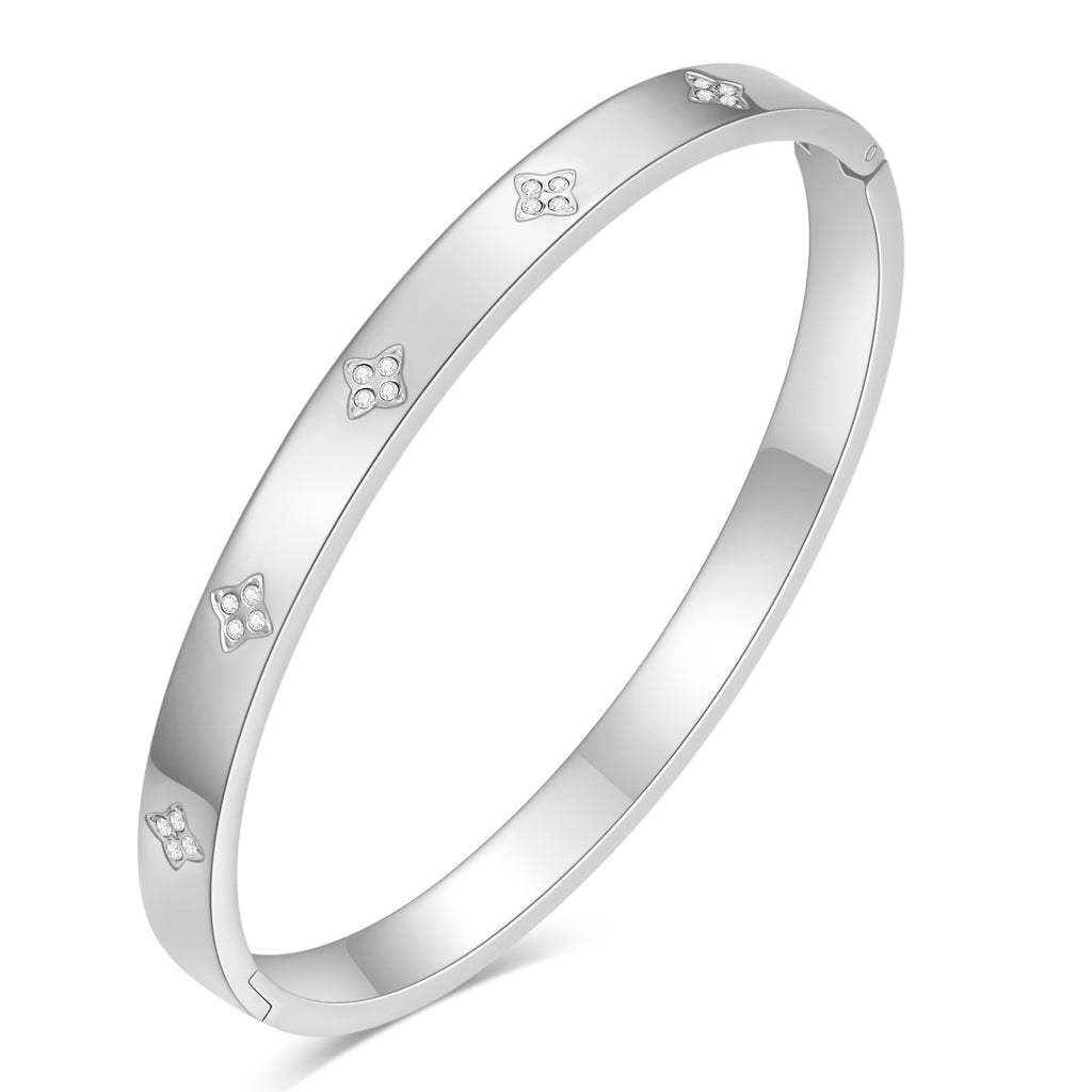 Damen Armband mit filigranem Design und schimmernden Zirkon-Akzenten Shop Nory