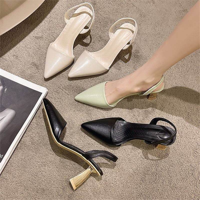 Damen stilvolle mules mit eleganten Goldakzenten Shopnory