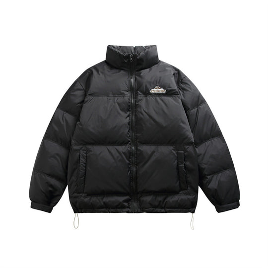 Unisex Boxy-wattierte Thermojacke mit Kordelzugsaum und Stehkragen Shop Nory