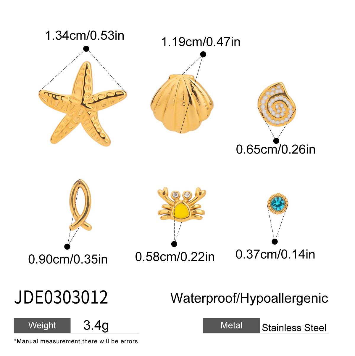 Damen Ohrhänger mit funkelndem Stern- und Monddesign aus hypoallergenem Edelstahl Shop Nory