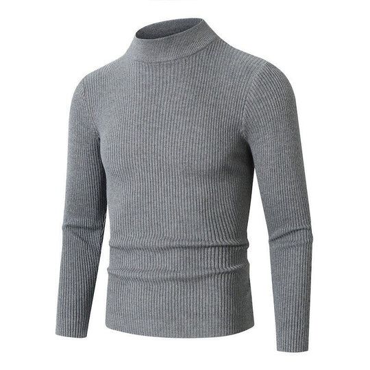 Herren Rollkragenpullover aus hochwertiger Rippenstruktur Shopnory