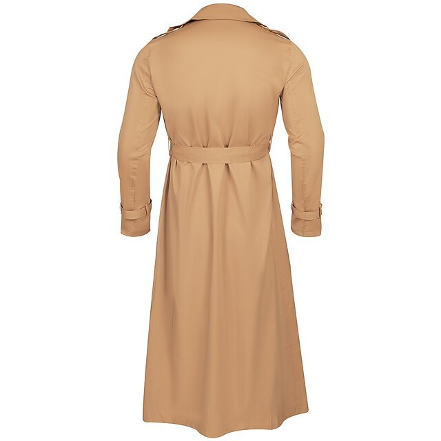 Herren eleganter Trenchcoat mit hochwertiger Verarbeitung und durchgehendem Futter