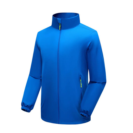 Herren Leichte Softshell‑Regenjacke mit hohem Stehkragen und winddichter Mikrofaserschale Shop Nory