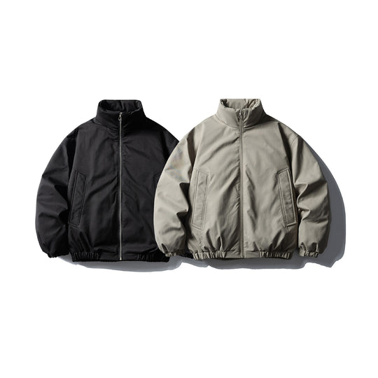Herren Boxy Kurzparka mit hohem Stehkragen, elastischem Saum und aufgesetzten Fronttaschen Shop Nory