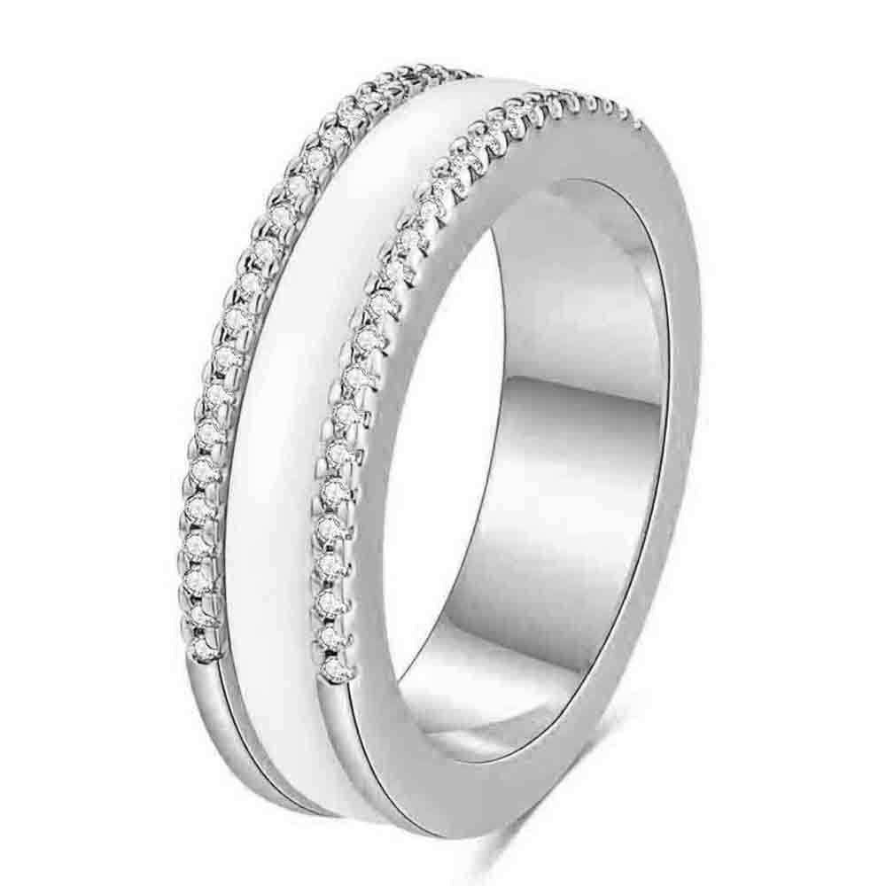 Herren Ring mit kunstvollem Kontrastdesign Shop Nory