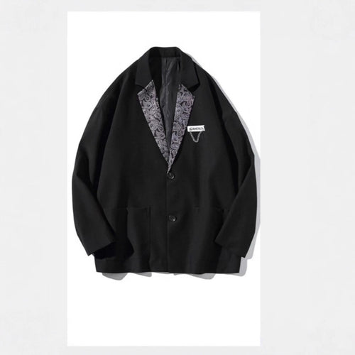 Damen Modischer Blazer mit Paisleymuster Shop Nory