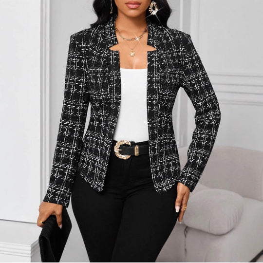 Damen raffinierte Business-Blazerjacke