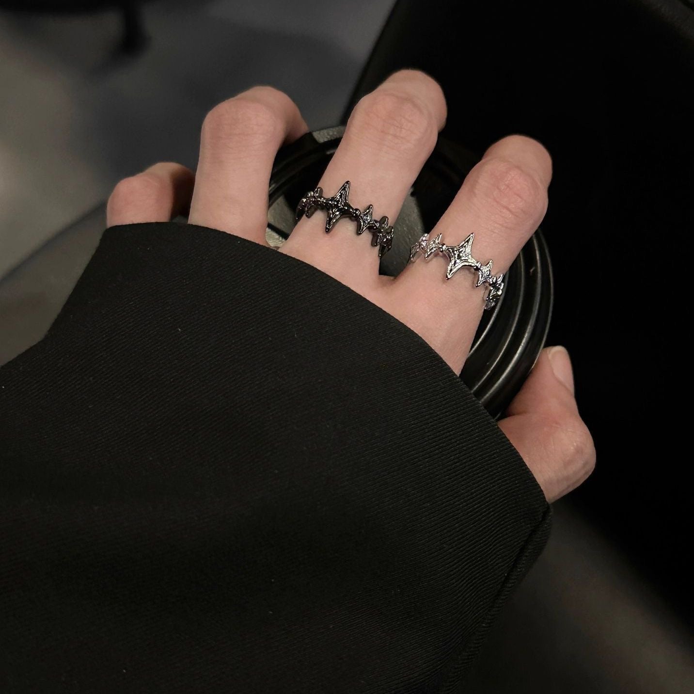 Damen Ring mit funkelndem Sternenmotiv Shop Nory