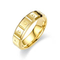 Herren Ring mit modernem, strukturiertem Design und funkelnden Akzenten Shop Nory