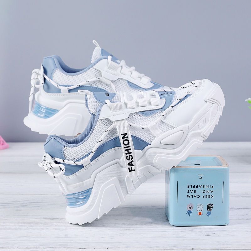 Damen Sportliche Modische Sneakers mit atmungsaktivem Obermaterial und dämpfender Sohle