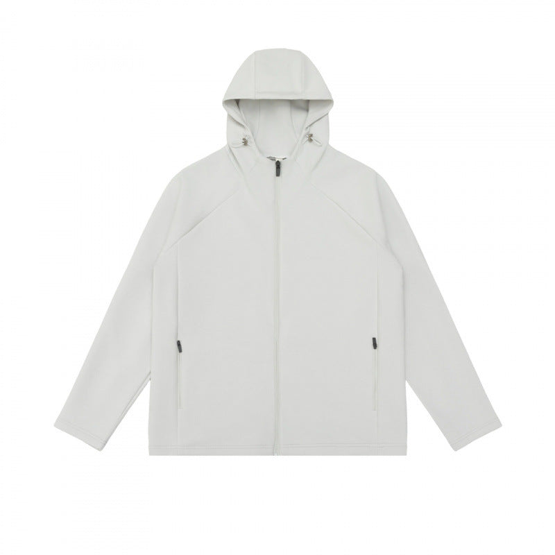 Unisex Leichte Kapuzen-Zipjacke aus technischem Fleece mit Raglanärmeln Shop Nory