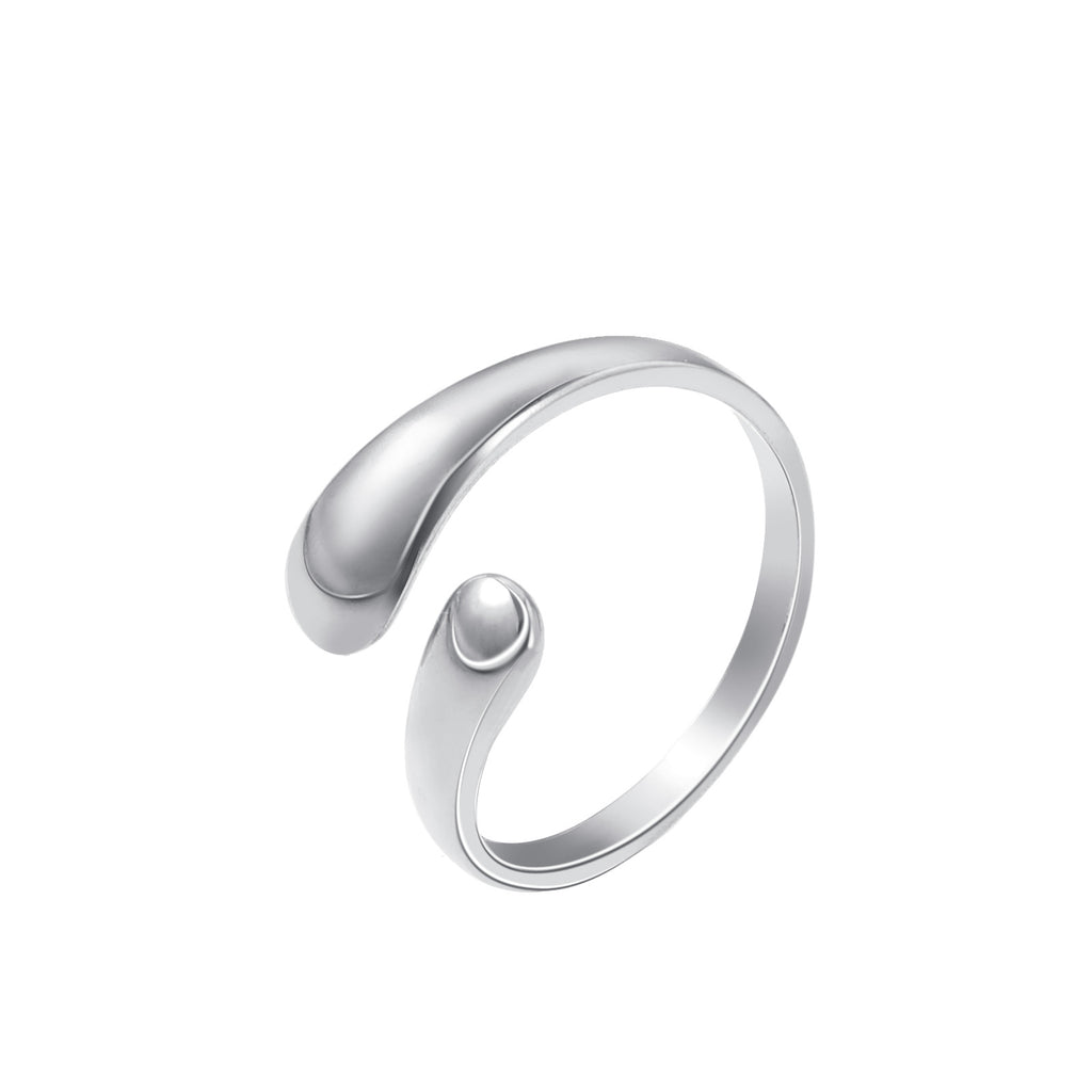 Damen Ring mit kreativem, geschwungenem Design Shop Nory