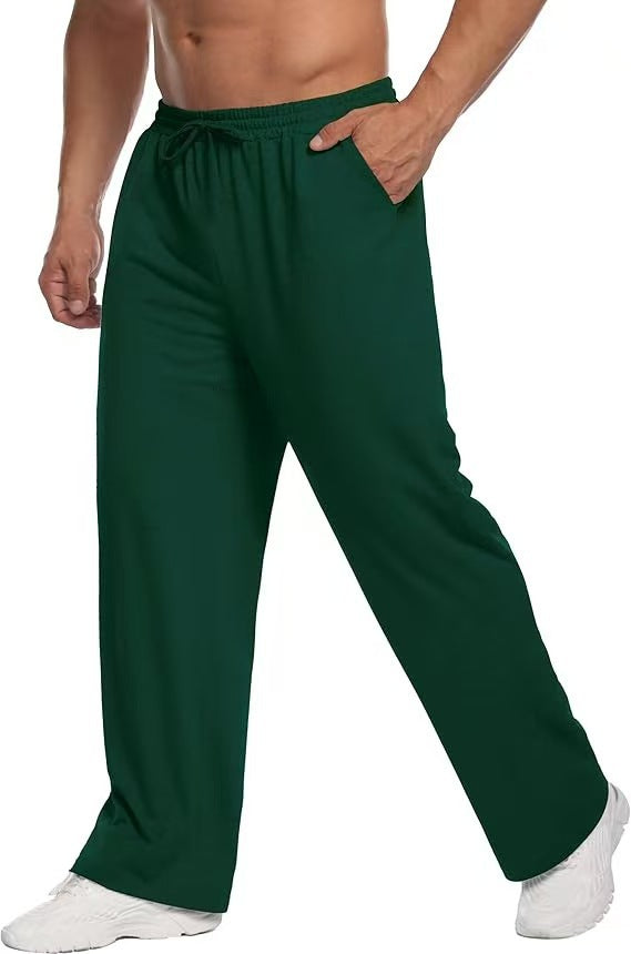 Herren nan locker fallende Loungehose aus softem Jersey mit Kordelzug, elastischem Bund und geradem Bein Shop Nory