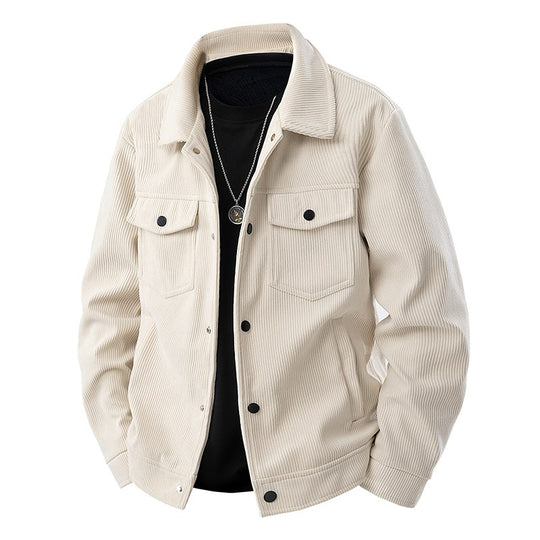Herren Modische Cordjacke mit Taschen Shop Nory