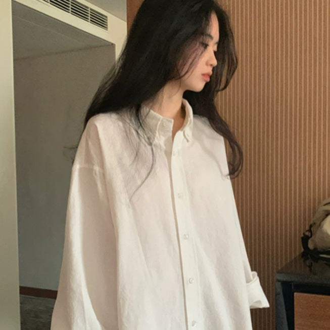 Damen Lässiges Oversize-Shirtkleid mit verlängertem Rückensaum, kastiger Silhouette und weiten Manschetten Shop Nory